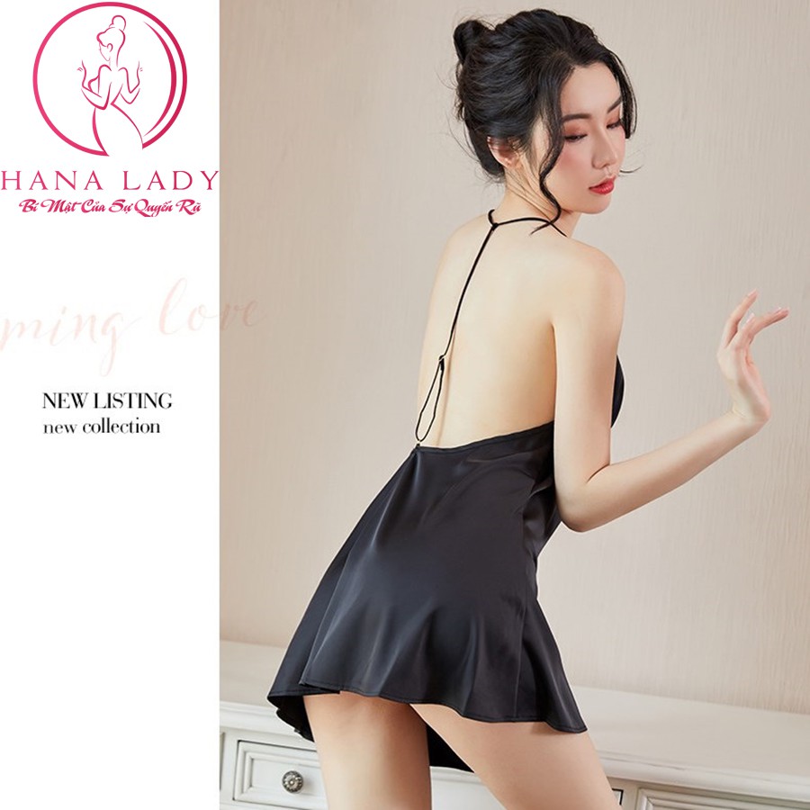 Váy ngủ lụa cao cấp quyến rũ, đầm ngủ dây lưng gợi cảm VN424 | BigBuy360 - bigbuy360.vn