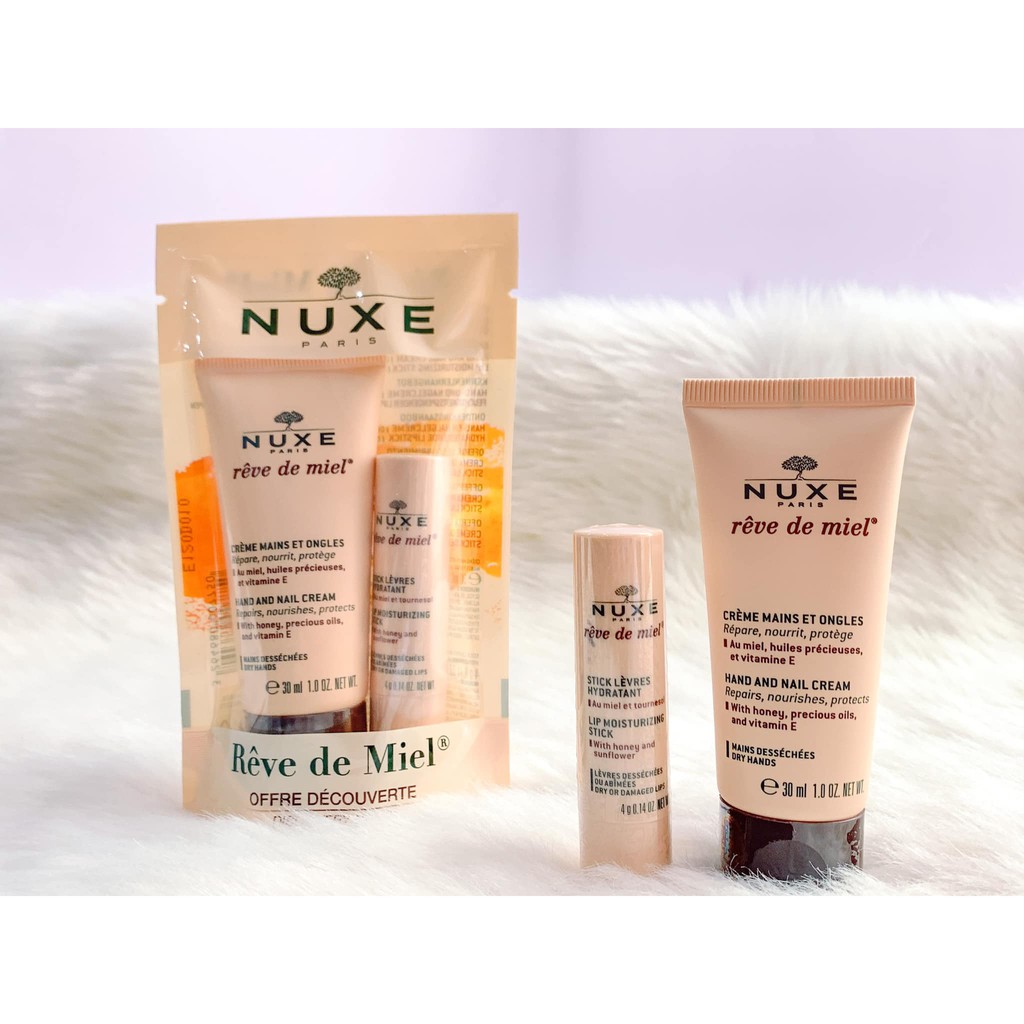 Set dưỡng tay môi Nuxe