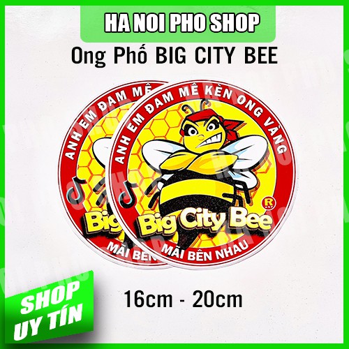 Cặp 02 Tem Ong Phố - BIG CITY BEE