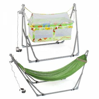 Nôi võng điện 2 in 1 cho bé