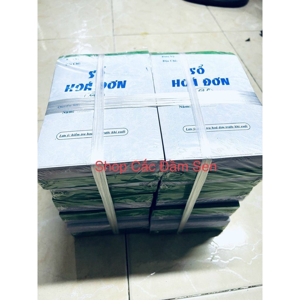 Combo 10 quyển Hóa đơn bán lẻ 2 Liên 100 tờ 50 bộ HCM