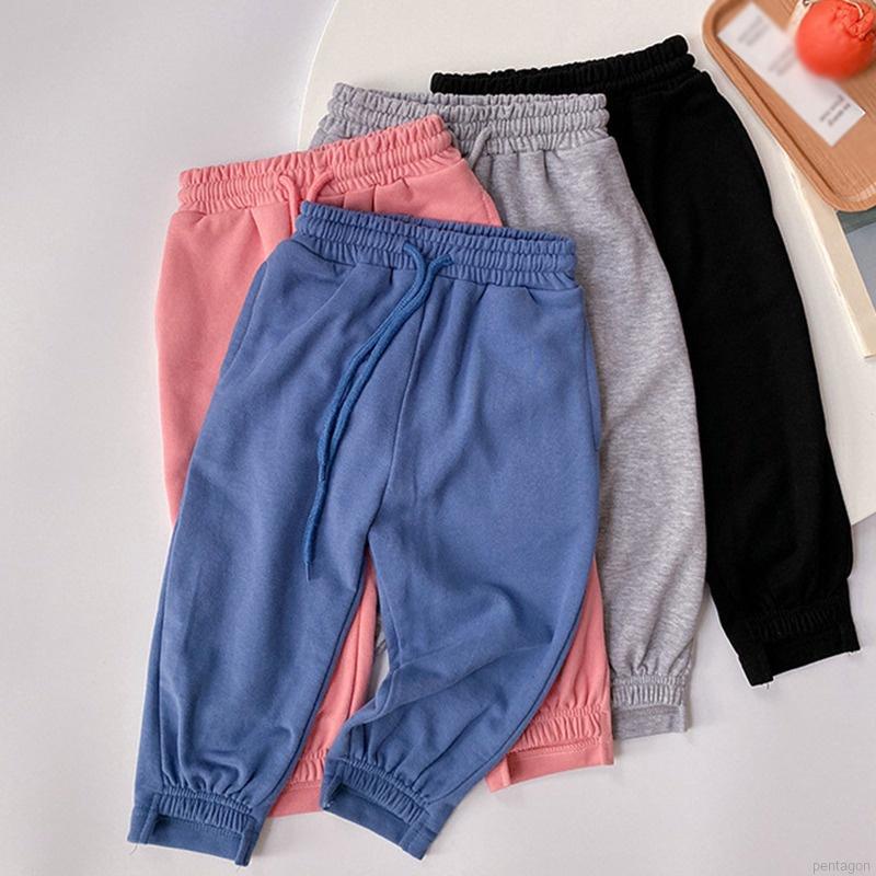 Quần Yếm Thể Thao Dáng Rộng Co Giãn Tốt Kiểu Hàn Quốc Thời Trang Mùa Thu Cho Bé Gái 1-6 Tuổi