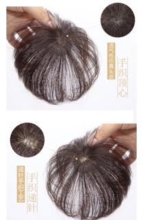 Tóc giả mái thưa cột che hói❤️💕freeship