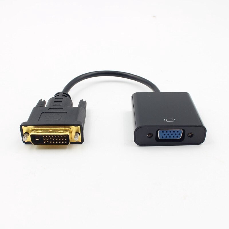 Cáp chuyển đổi DVI (24+1) sang VGA có IC Đầu dây cáp chuyển DVI-D 24+1 sang màn hìn