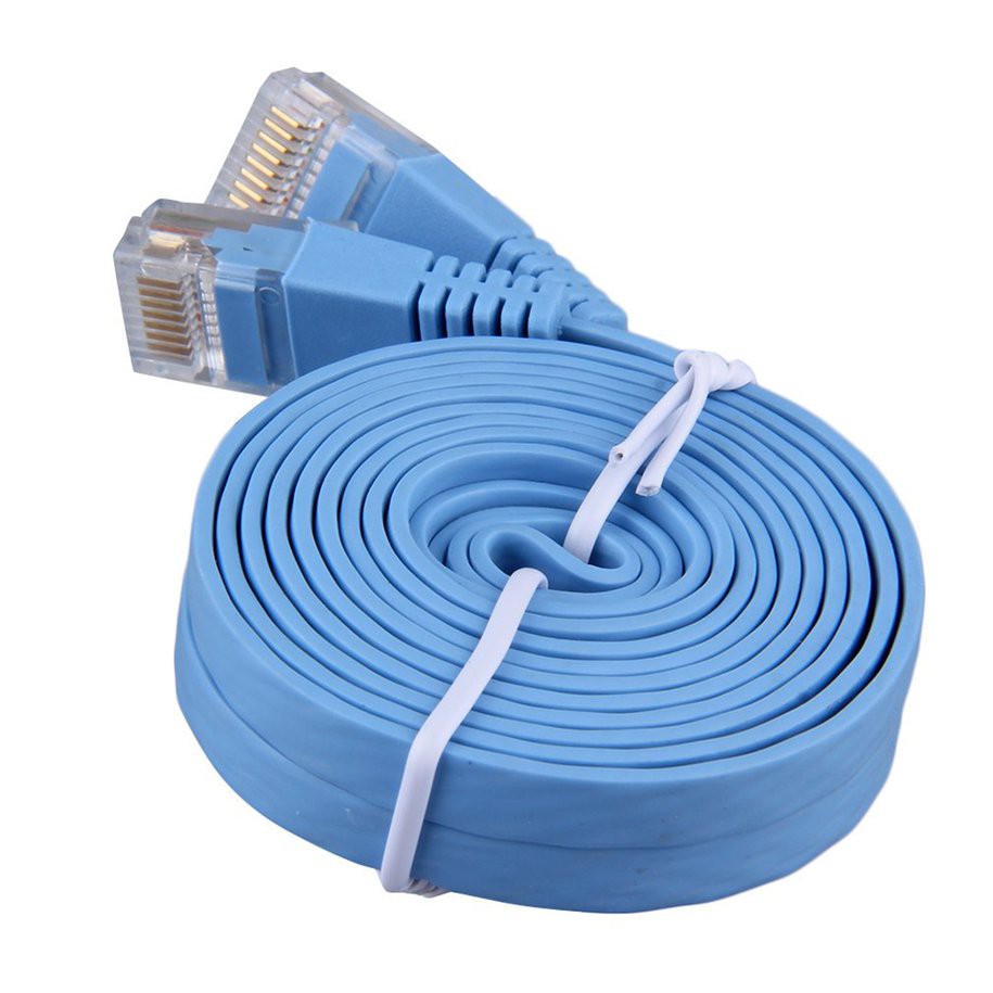 2m Dây Cáp Mạng Ethernet Dẹt Rj45 Cat6 8p8c