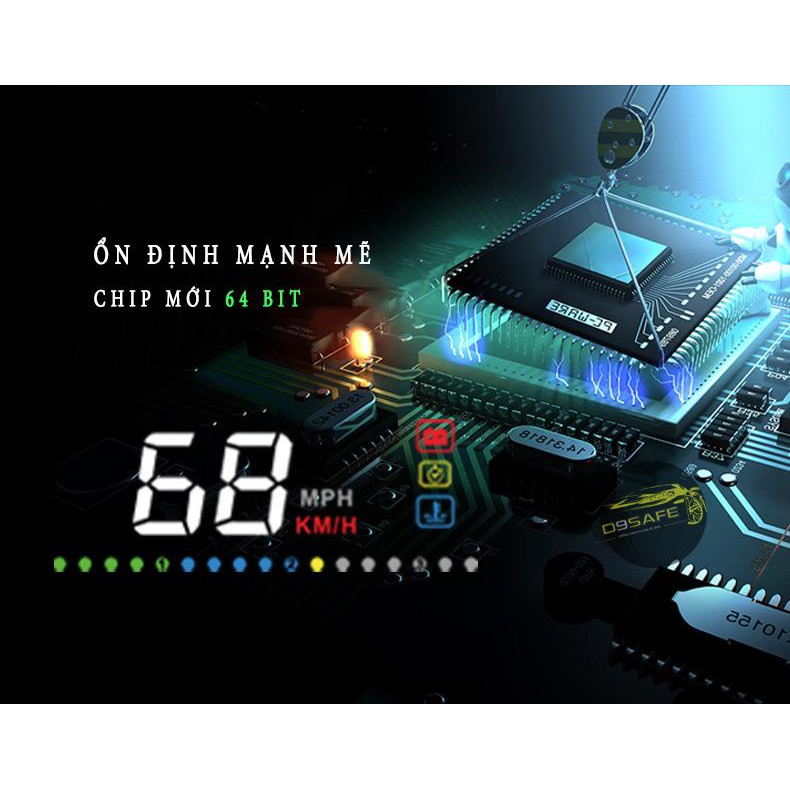 BỘ HIỂN THỊ TỐC ĐỘ TRÊN KÍNH LÁI THÔNG DỤNG NHẤT THỊ TRƯỜNG : HUD A200 (BẢO HÀNH 1 Năm) | BigBuy360 - bigbuy360.vn