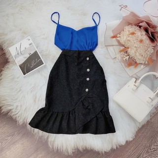 CHÂN VÁY ĐUÔI CÁ DÀI 😍Đuôi cá nút dọc hót mẫu 2