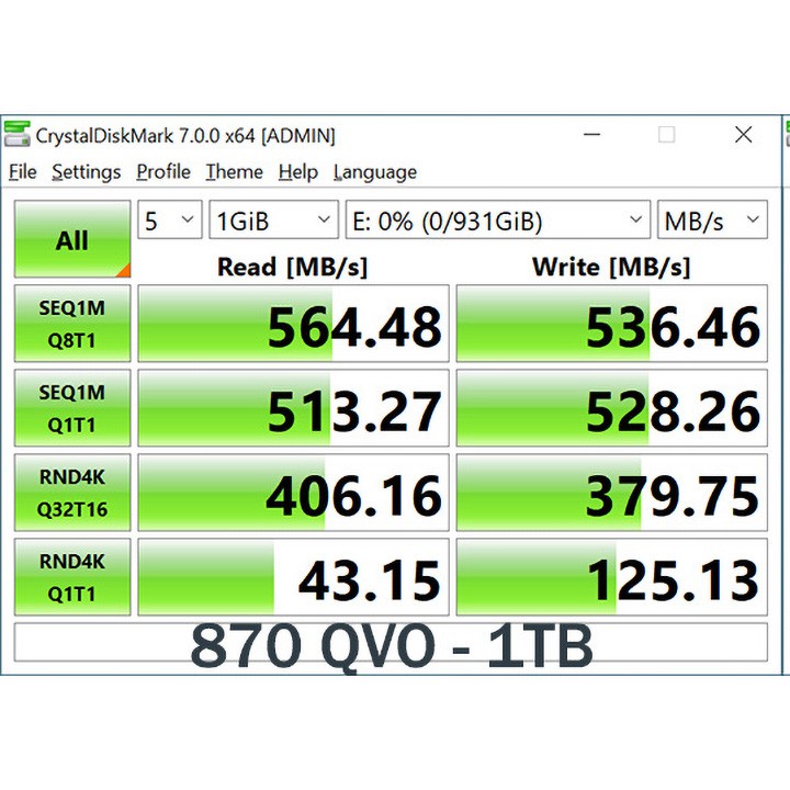 Ổ cứng SSD 2.5 inch SATA Samsung 870 QVO 1TB 2TB - bảo hành 3 năm