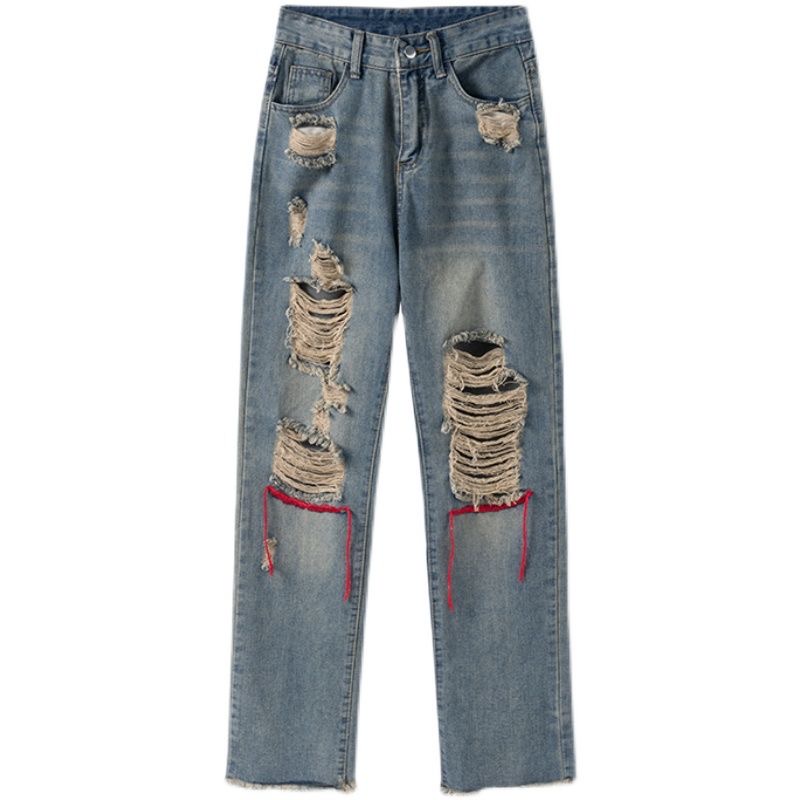 Quần jeans Dài Ống Rộng Thời Trang Phong Cách Hip Hop Y2K