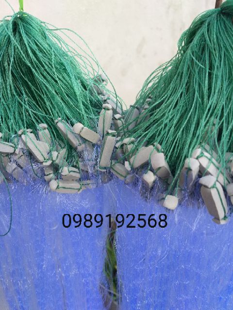 Lưới đánh cá 3 màn then 5 cao 1m dài 50m bắt cá từ 800g đến 4kg