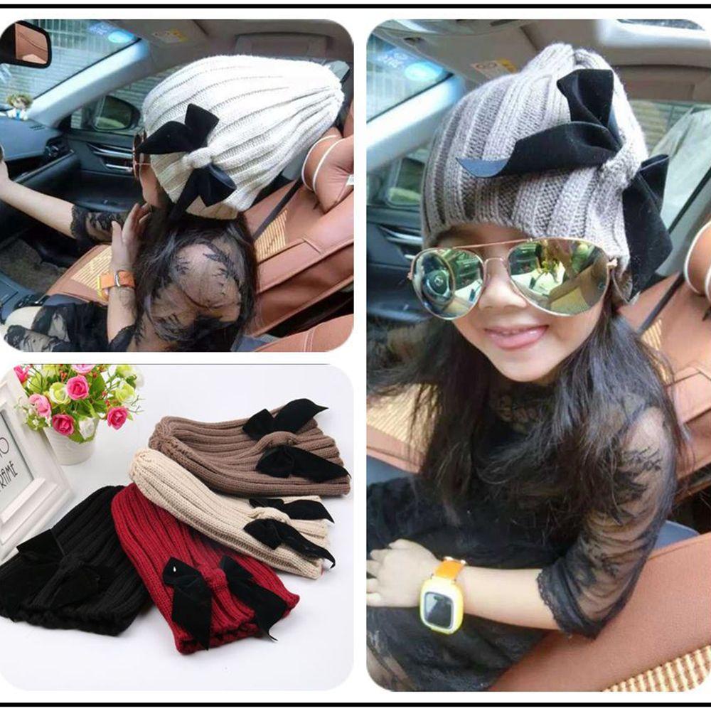 SUSANS Mũ Len Trùm Đầu Màu Sắc Nhã Nhặn Thời Trang
