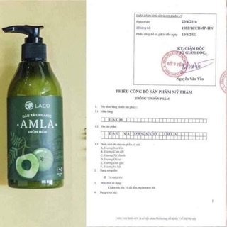Bộ Dầu Gội AmLa Organic