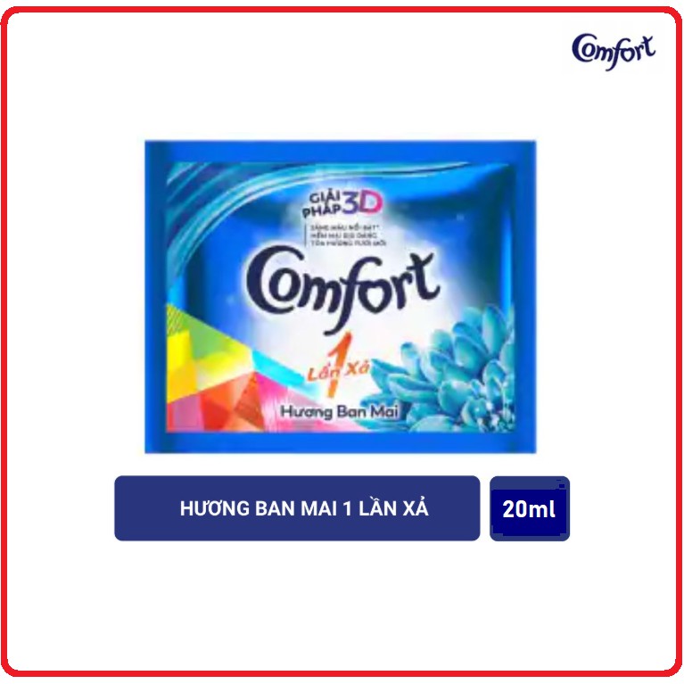 Nước Xả Vải COMFORT Chăm Sóc Chuyên Sâu Dây 21ml x 10 Gói