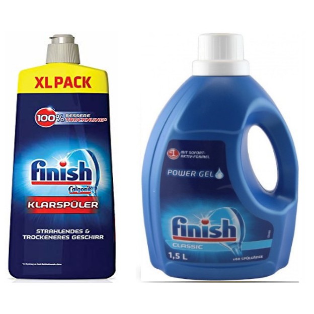 Muối rửa bát finish 4kg, 1.5kg, 1.2kg Muối finish cho Máy rửa bát ly,  Muối rửa chén finish,  Muối làm mềm nước Finish