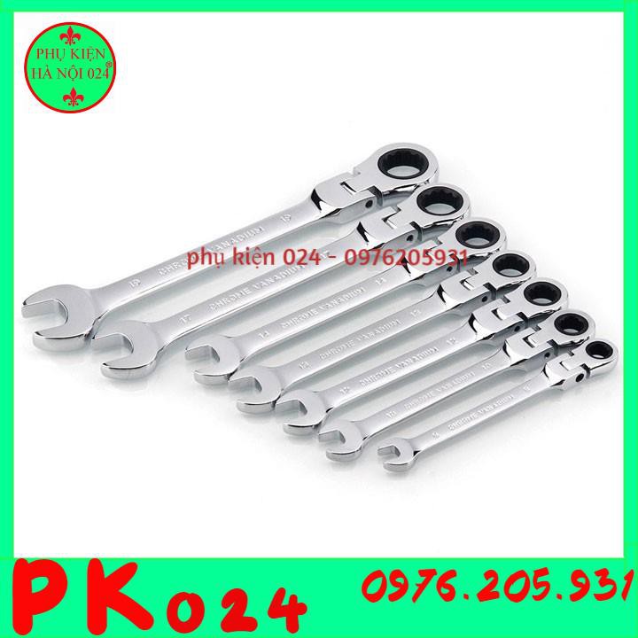 Bộ Cờ Lê Đầu Xoay Gấp Linh Hoạt Tự Động 7 Chi Tiết ANTON 8- 19mm