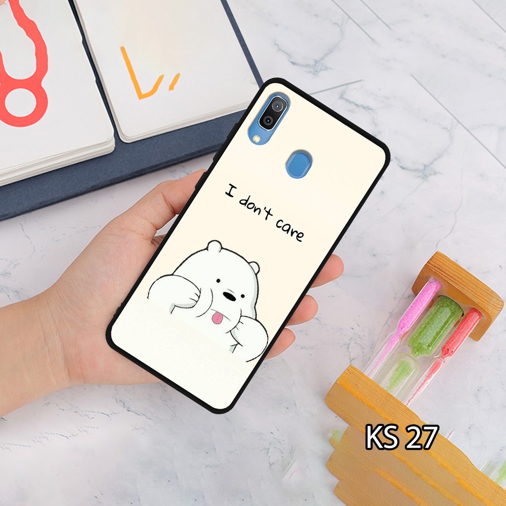 Ốp lưng SamSung A10/A20/A30/A40 in hình Gấu Bear siêu đáng yêu, độc, lạ_KINGSTORE.HN_Ốp SS A10/A20/A30/A40