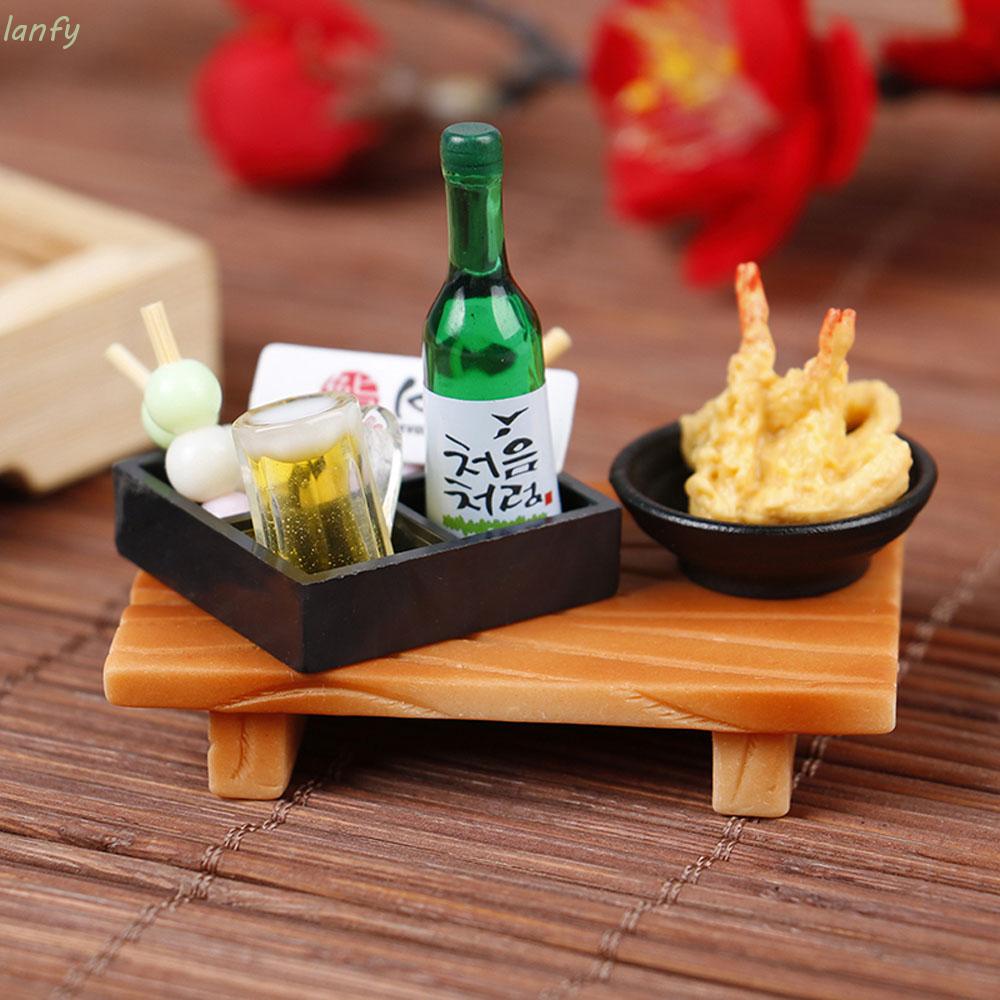 Bộ đồ chơi hộp đựng sushi đồ ăn Nhật Bản nhỏ xinh dễ thương trang trí nhà búp bê