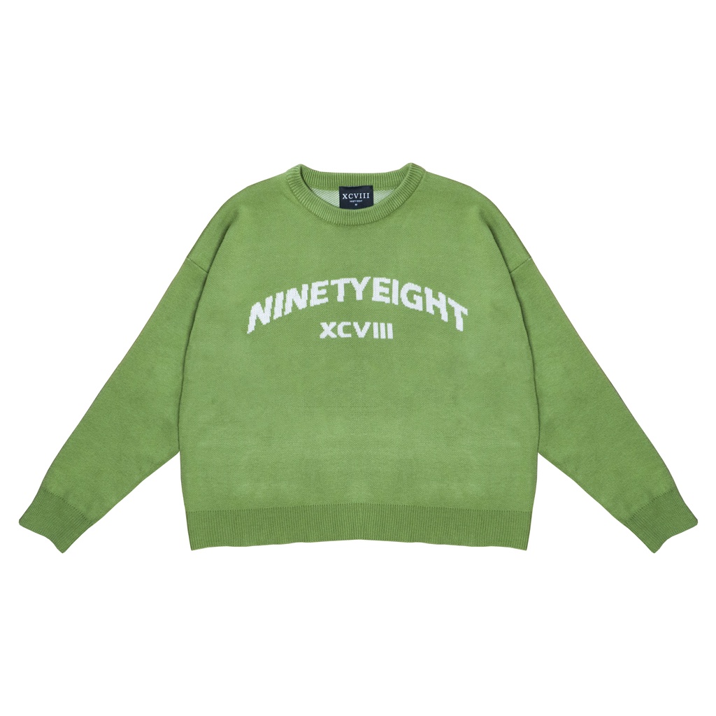 AVOCADO GREEN KNIT SWEATER - Áo len Ninety Eight