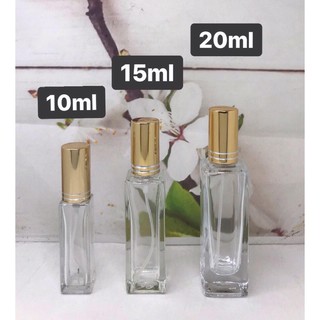 Chai chiết nước hoa 10ml (lọ thủy tinh vuông)