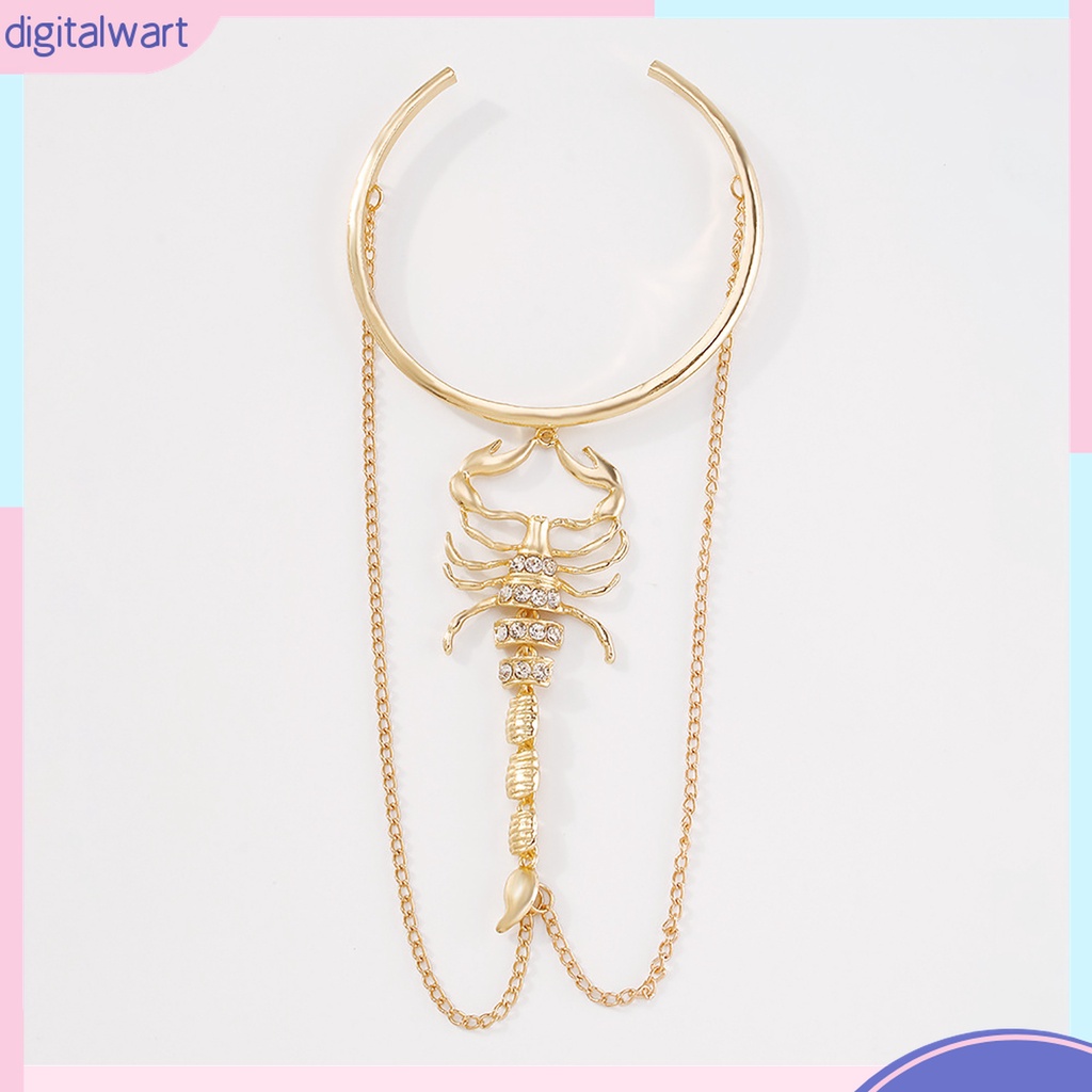 {digitalwart} Vòng Đeo Cánh Tay Dạng Trên Hình Bọ Cạp Gothic Lâu Trôi Sáng Lấp Lánh Dành Cho Câu Lạc Bộ Câu Lạc