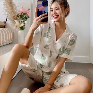 [MẪU MỚI] Bộ Lụa Lửng Họa Tiết Mặc Nhà