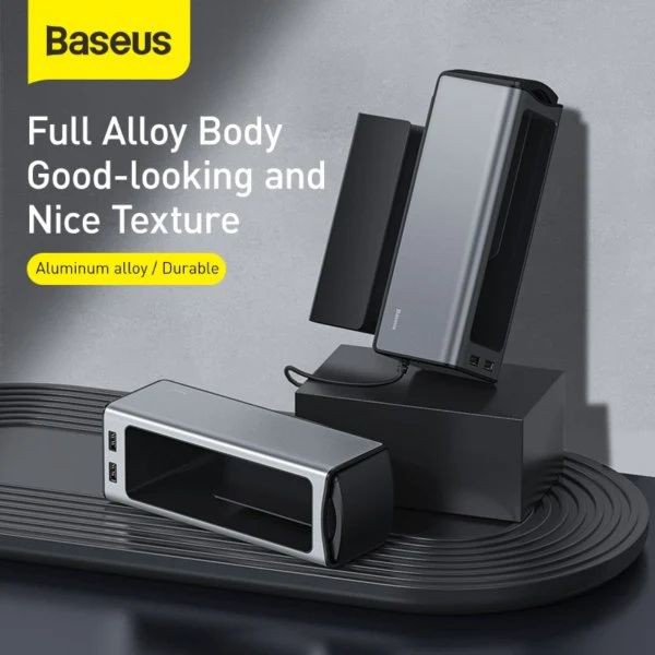 Ngăn Chứa Đồ Tiện Dụng Tích Hợp Sạc USB Dùng Cho Xe Hơi Baseus Deluxe Metal Armrest Console Organizer | BigBuy360 - bigbuy360.vn