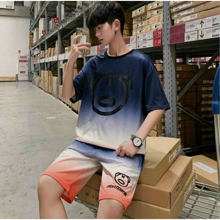 Bộ đồ nam,set thể thao loang màu cá tính,Siêu ngầu siêu thoáng mát mặc đi chơi hot nhất mới nhất