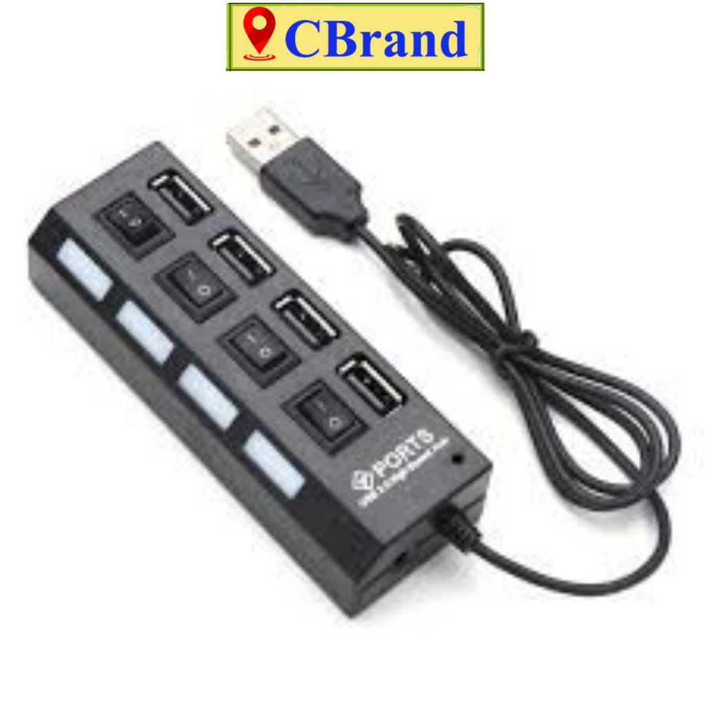 Ổ Chia Cổng USB⚡️Hub Usb 1 Ra 4 Cổng Usb⚡️C.Brand