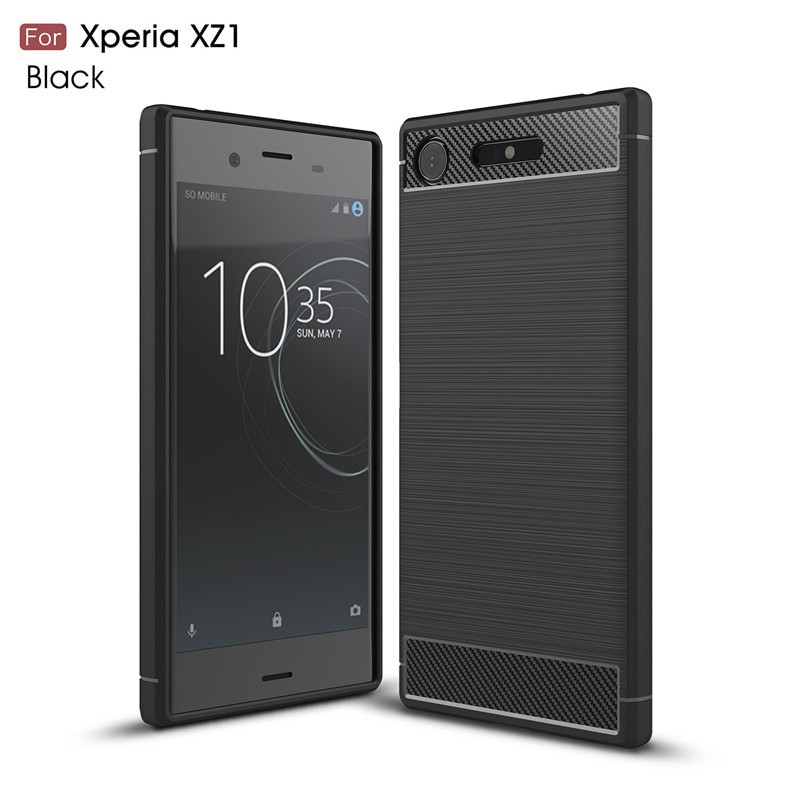 Ốp Lưng dẻo Carbon Sony Experia XZ1