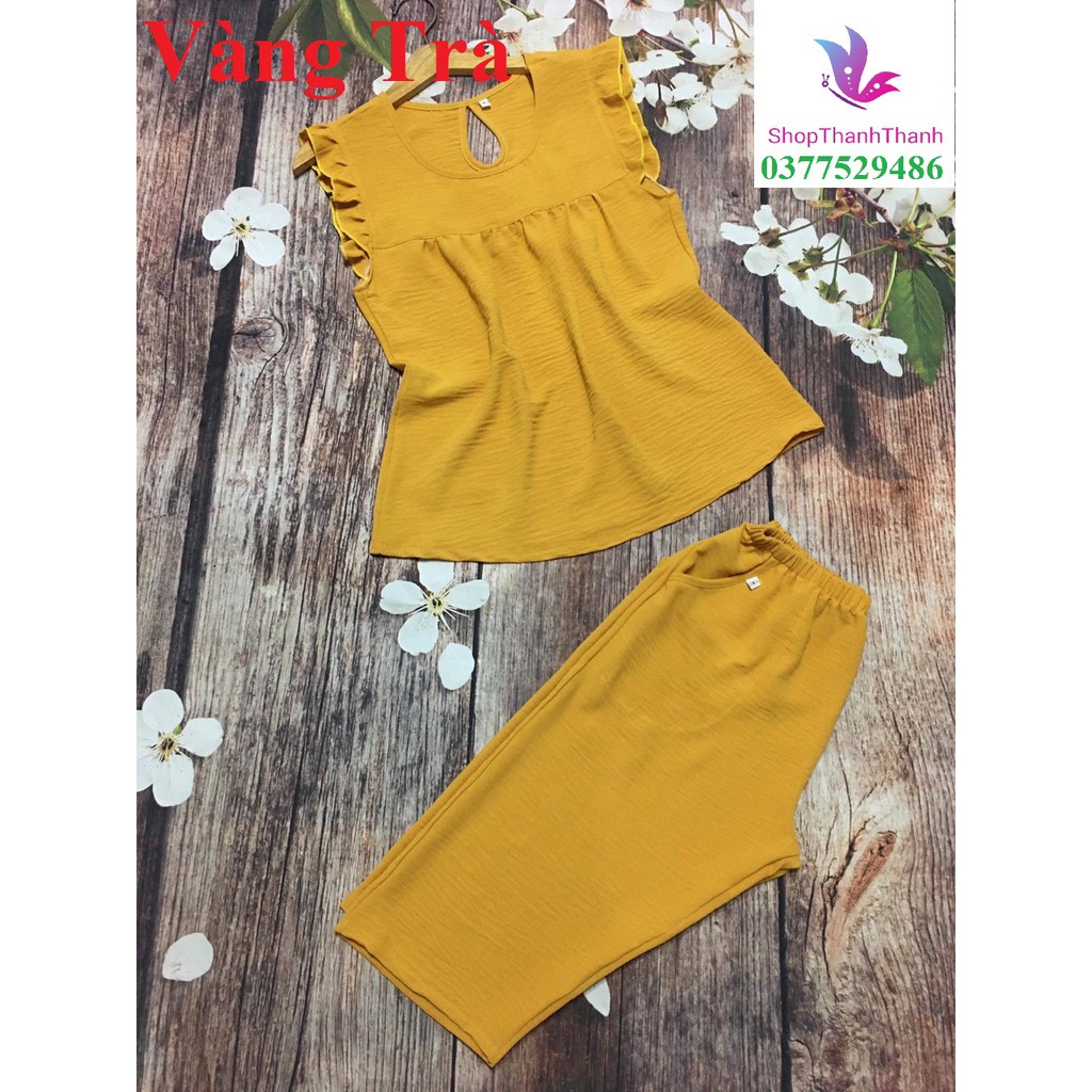 ĐŨI CÁNH TIÊN Đồ bộ mặc nhà KÉN TẰM Big Size có co giãn
