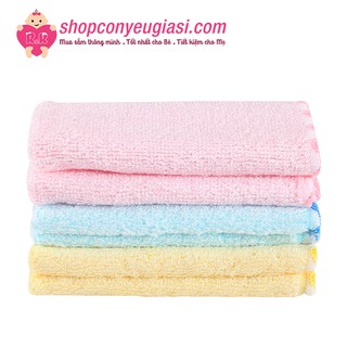 Set 3 Khăn Mặt Sợi Tre Unobaby 25*25