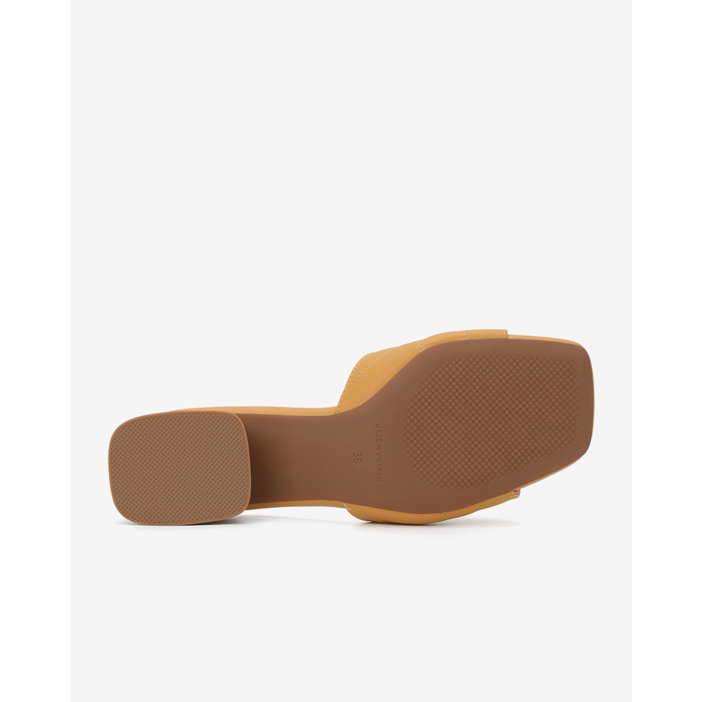 Dép cao gót nữ Đông Hải thiết kế quai ngang  ôm chân may chỉ nổi thời thượng - D7720