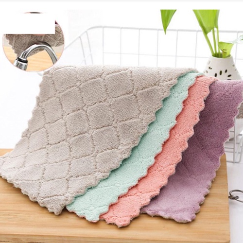 10 khăn lau đa năng MYNHI khăn lau bếp lau tay tiện lợi mềm mịn giá rẻ Túi đeo chéo