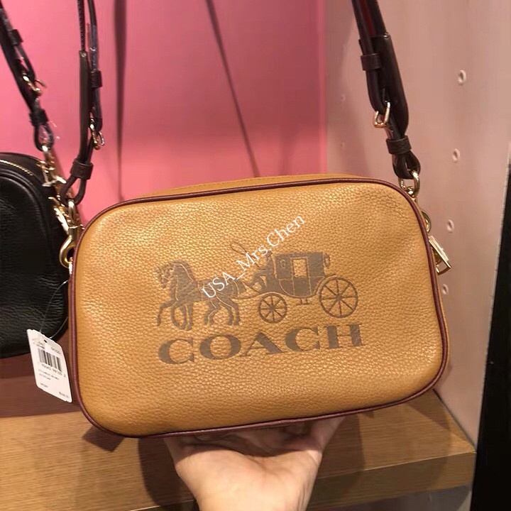 COACH Messenger Bag Double Zipper Messenger Bag Chính hãng kèm Voucher mua hàng Túi máy ảnh nữ F72704