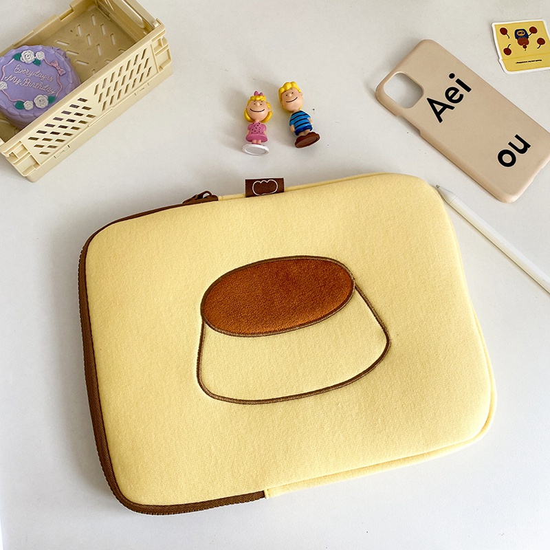 Túi Đựng Laptop In Hình Cá Vàng Đáng Yêu Phong Cách Hàn Quốc 10/13/15 inch