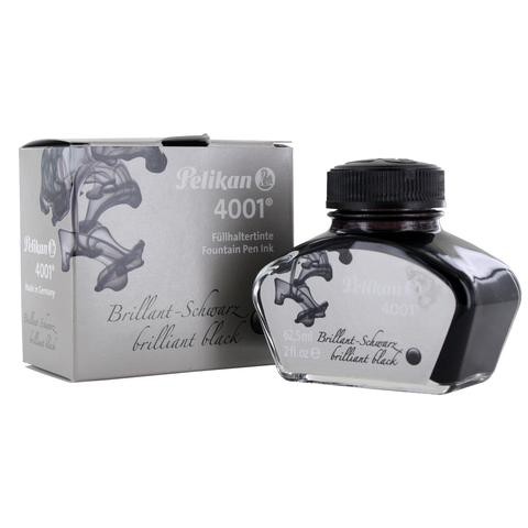 Mực Pelikan 4001 (Made in Germany) - 62.5ml Màu đen (Brilliant Black)