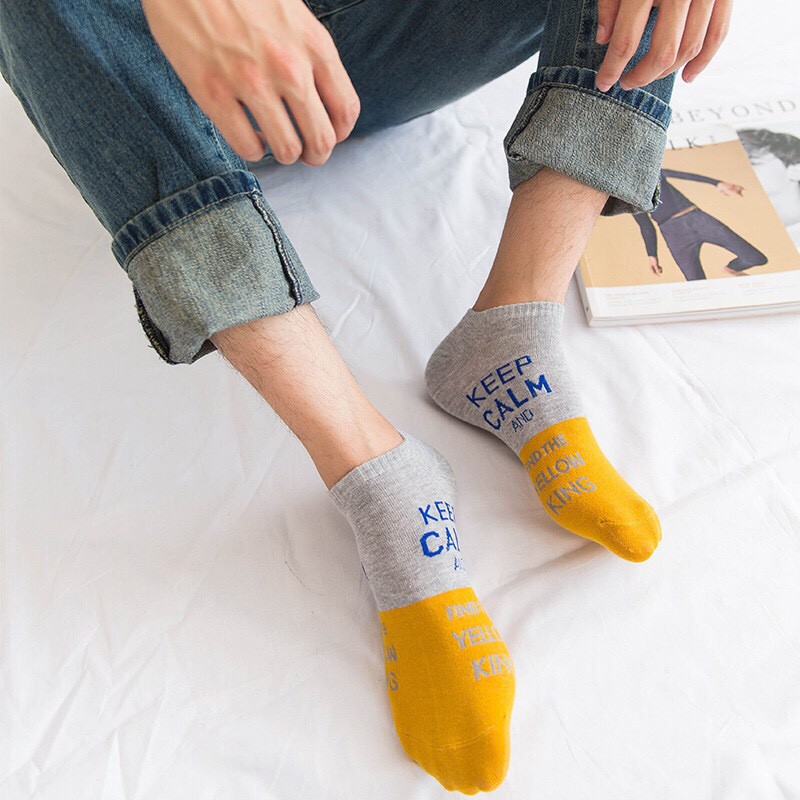 Tất cổ ngắn chống thối chân Keep Calm