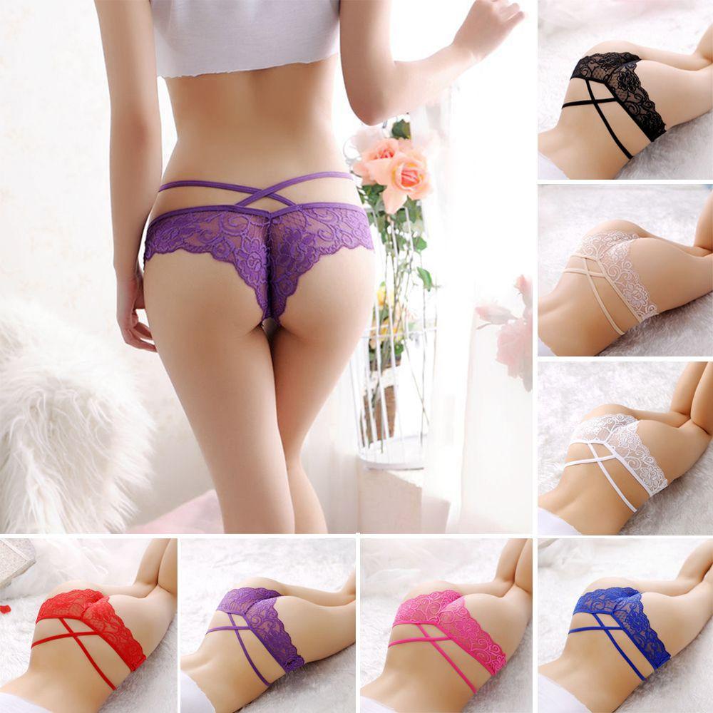 JUNE Quần Lót Lọt Khe Họa Tiết Hoa Quyến Rũ Cho Nữ