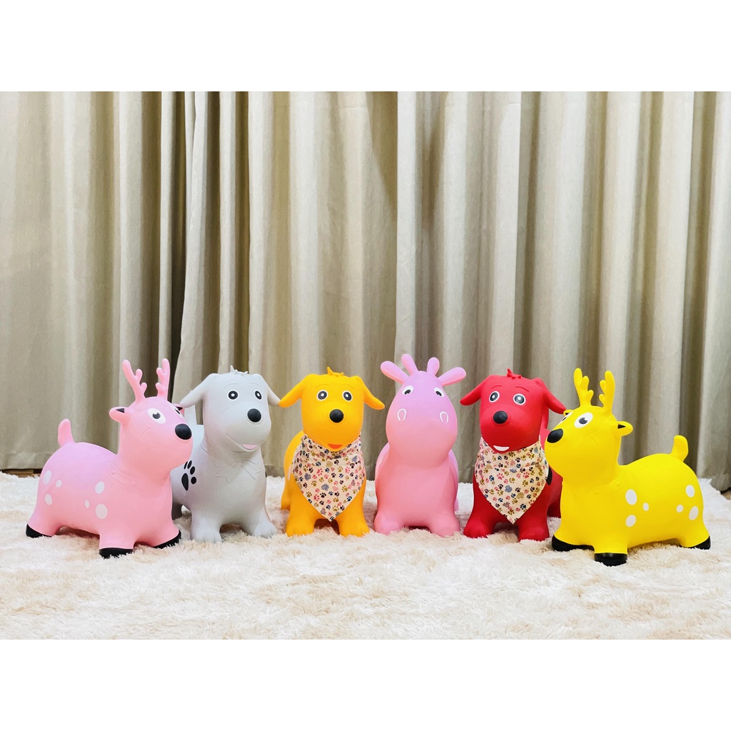 Thú Nhún Bơm Hơi Toyshouse - Tiêu Chuẩn Mỹ  và Châu Âu  - Dành Cho Trẻ Từ 8 Tháng Tuổi