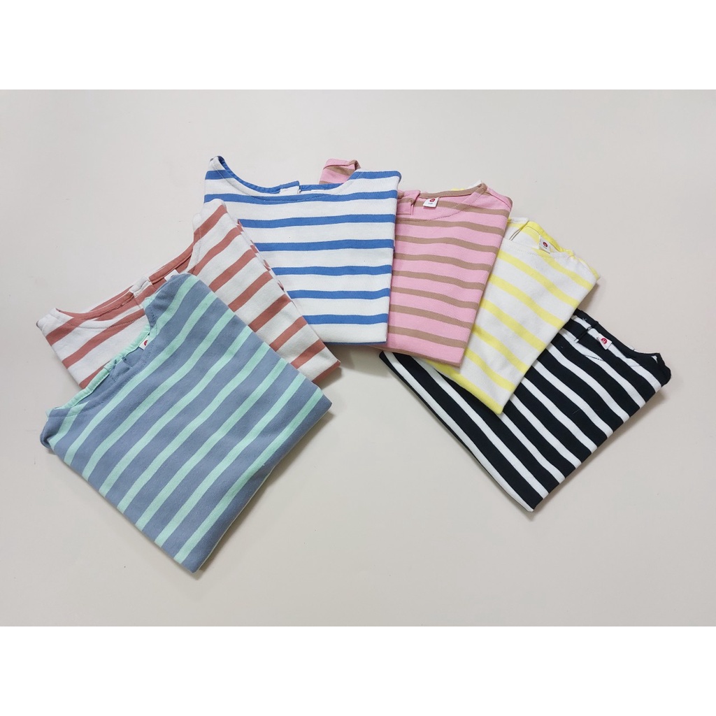 Áo thun kẻ L@ughing child 6 màu. HA3265
