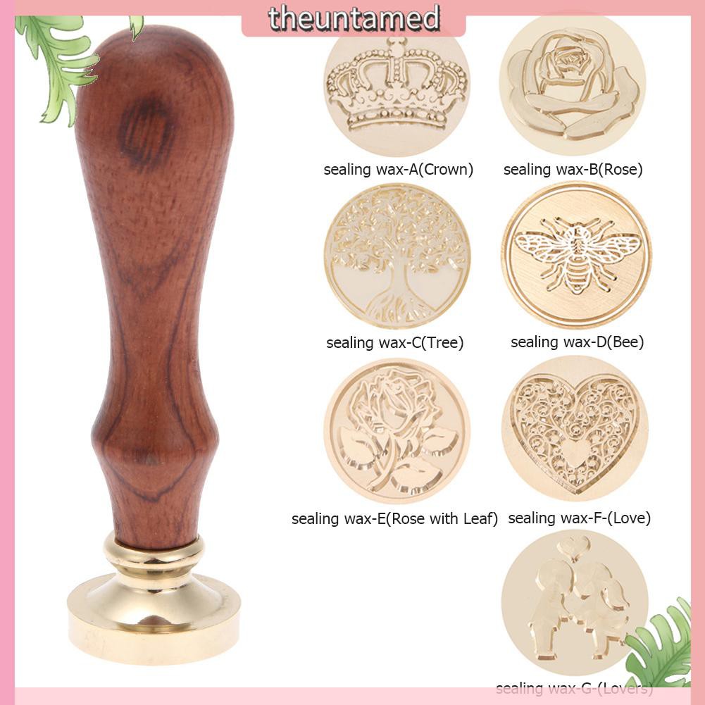 Đầu con dấu sáp DIY thiệp phong bì Retro