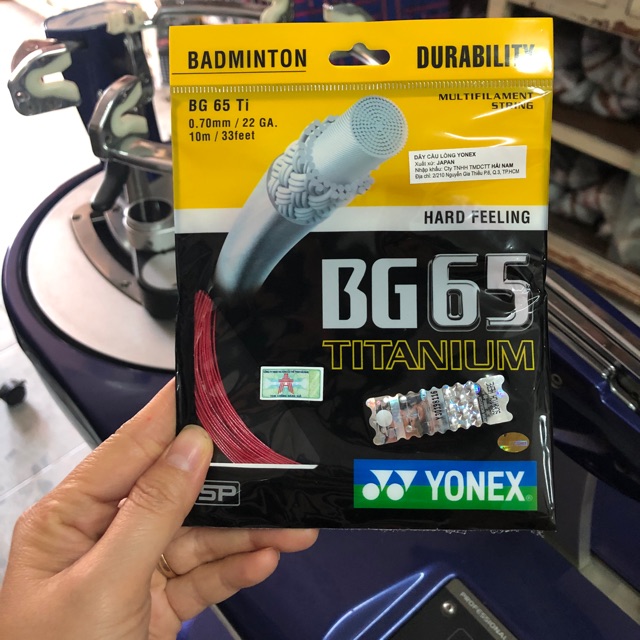 Cước căng vợt cầu lông Yonex BG65 Ti ( chính hãng)