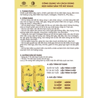 Kẹo Mầm Sâm Tố Nữ XMAX