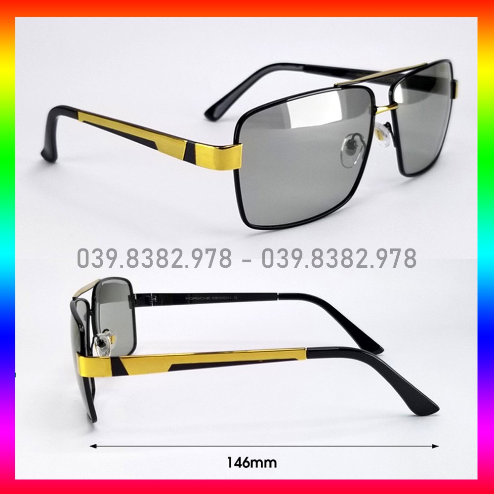 Mắt kính mát nam 💖FREESHIP💖 thời trang phân cực đổi màu chống nắng bụi bẩn đi ngày và đêm chống chói gọng hợp kim bền | BigBuy360 - bigbuy360.vn