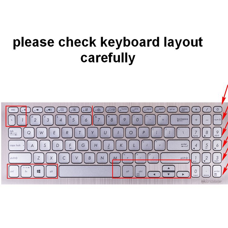 Ốp Bảo Vệ Bàn Phím Máy Tính ASUS Vivobook S15 A509J A509M A512F A516J A516M M509D S530F M515 A512 A516 M515D 530U S5300U