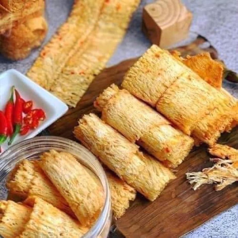 Hủ 250G Mực cán tẩm vị nắp vặn tiện lợi