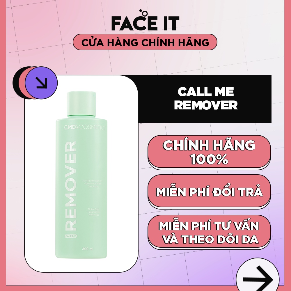 Nước tẩy trang Call me Remover