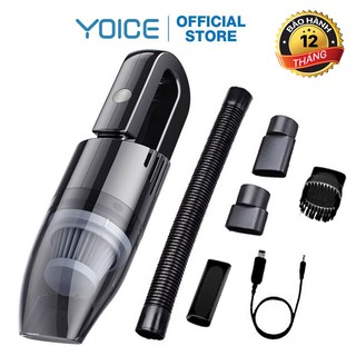 Mua Máy hút bụi không dây cầm tay mini đen YOICE XCQ12C  với công suất lớn 120W hút được nhiều loại bụi kể cả bụi mịn