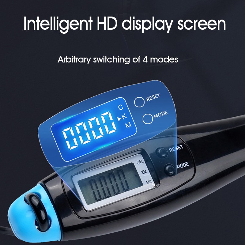 Dây Nhảy Cao Màn Hình LCD Màn Hình Điện Tử Đếm Bỏ Qua Dây Ngoài Trời Giảm Cân Tập Thể Hình Dây Bỏ Qua Cuerda Deporte Thể Thao EC3