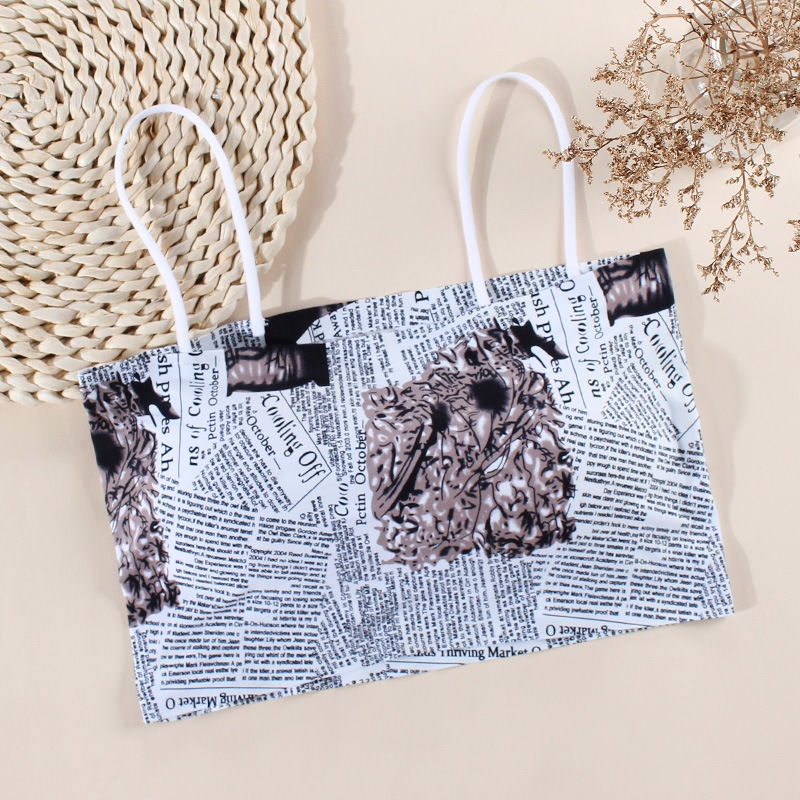 Áo lót croptop lụa mát quyến rũ thời trang cho nữ